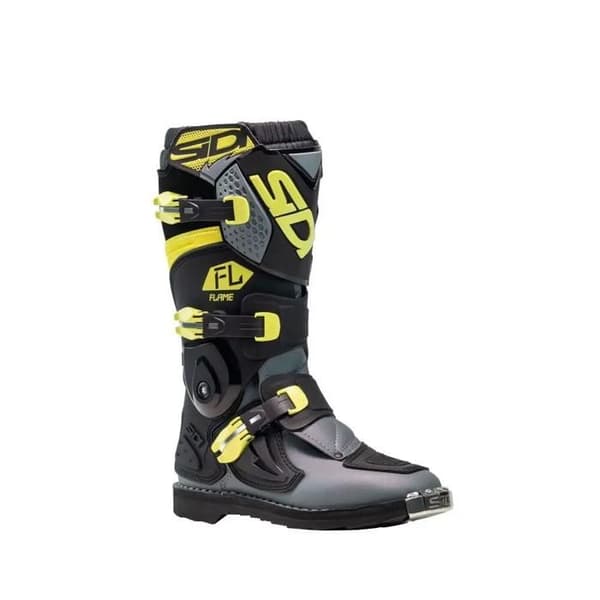 Sidi Flame motocrossstövlar - svart/lime