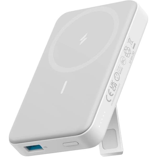 Extern batteri - ANKER - iPhone 633 - 10000 mAh - Magnetisk trådlös laddning - Fällbart stativ