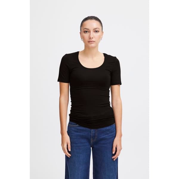 T-shirt dam Ichi Zola Plain