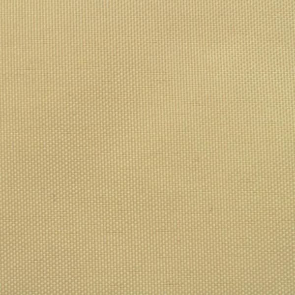 vidaXL Triangulär Oxford Tyg Parasoll 5x5x5 m Beige