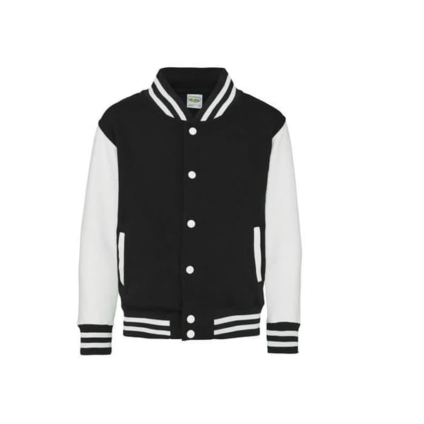 Bomber barn Just Hoods Baseball - jet black/vit