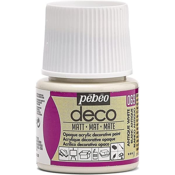 Akrylfärg - Pébéo - P.BO Déco - Antikvit - Matt - 45ml