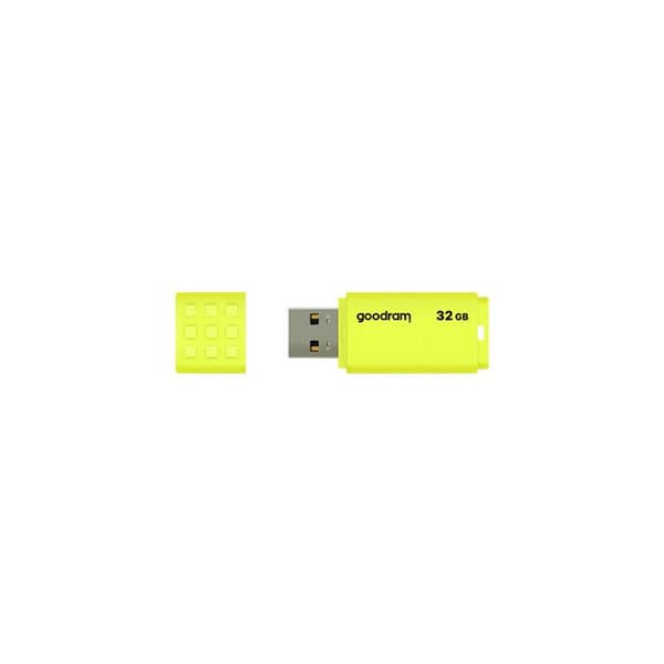 USB-minne - GOODRAM - UME2 - 32 Go - USB 2.0 - Gul - Läshastighet 20 Mo/s
