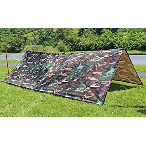 Mångsidigt tarp - Mil-Tec - Flygplan - Oliv - 300x220cm - Polyester