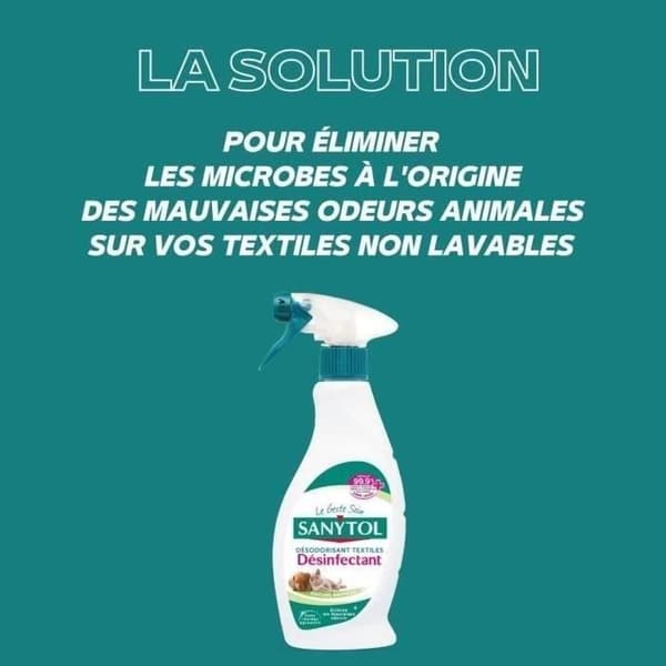 SANYTOL Textile Deodorizer / Desinfektionsmedel - 500 ml