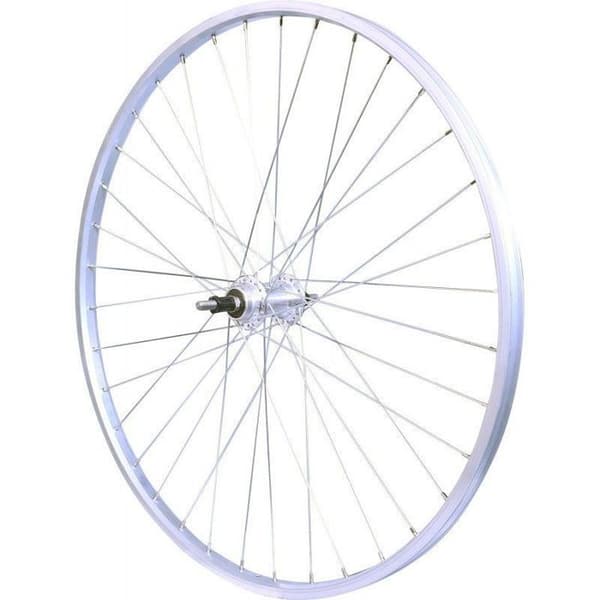 MTB-hjul 26" bakmutter rl för att skruva fast axel v-broms silverfälg mach1 m110 evo moy miche