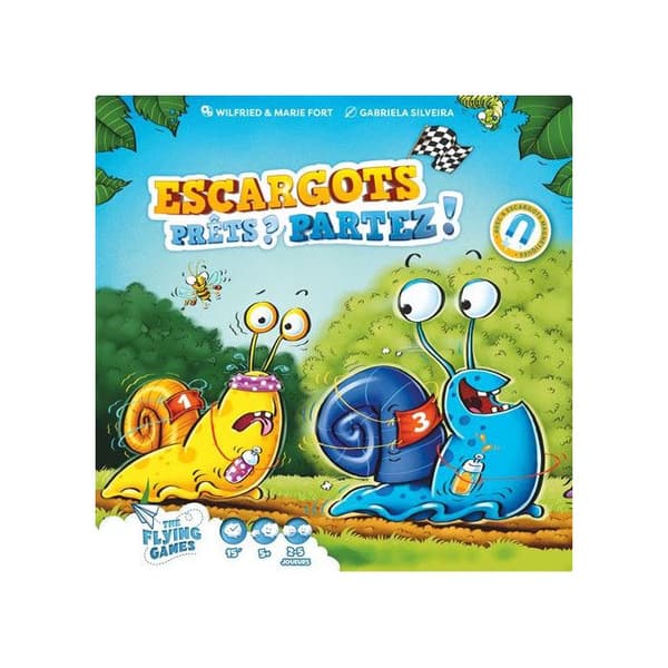 Utbildningsspel De Flygande Spelen Sniglar, Redo? Kör!