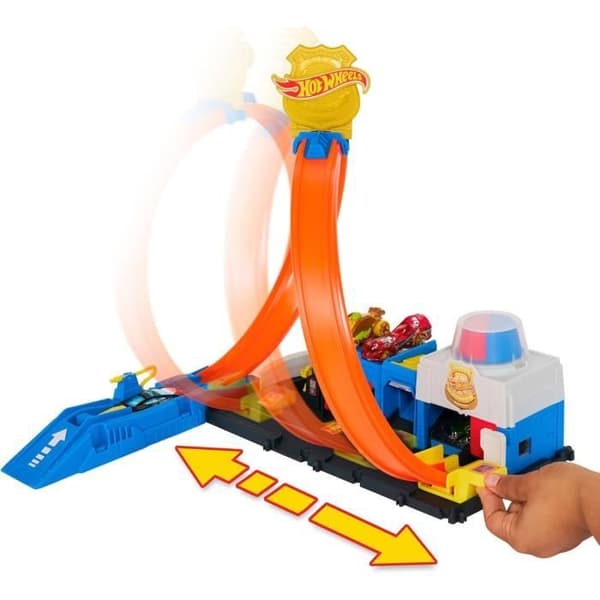 Hot Wheels Coffret Super Polisstation