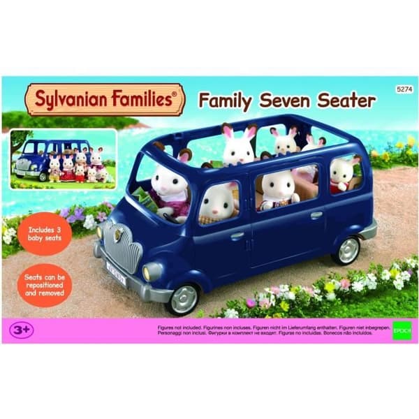 7-sits minivan - SYLVANIAN FAMILIES - Miniatyrfigurer