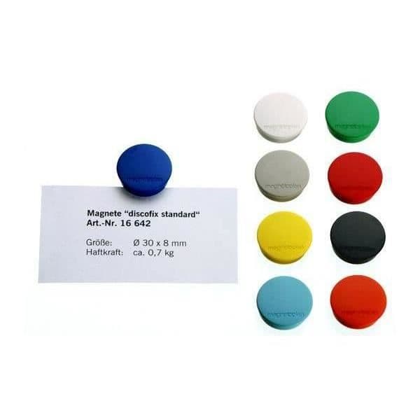 Discofix "standard" rund magnet, blå