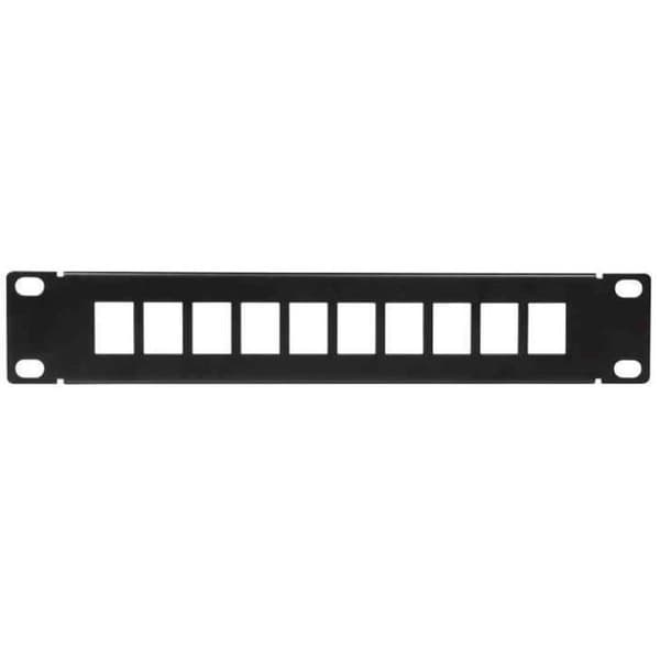 Keystone 10 patchpanel Svart - LOGILINK - ACT108 - 10 keystone-moduler - Inomhus