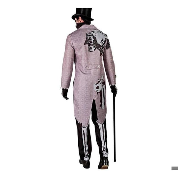 Kostym - WIDMANN - Elegant skelettkostym - Flerfärgad - Polyester - Vuxen
