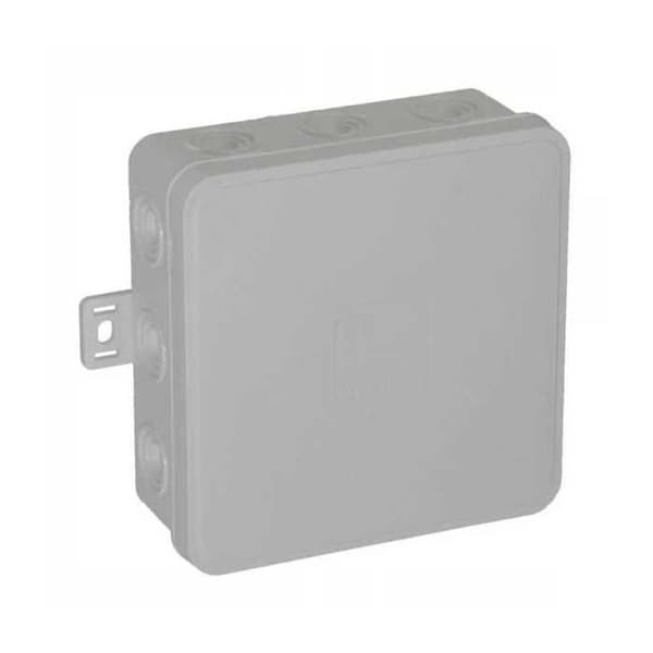 Flexibel låda V7 100x100x41mm klick grå