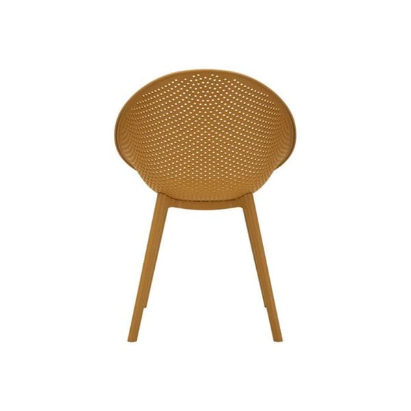 Set med 2 Trädgårdsstolar "Ibiza" 83cm Senap