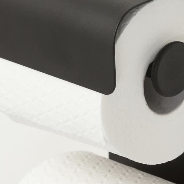 Sealskin Matte Black Brix Toalettrullehållare