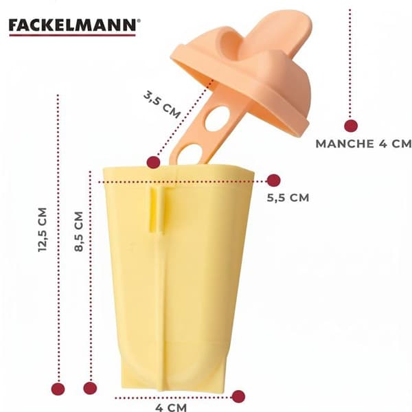 Set med 5 formar för hemlagade isglassar Fackelmann Summer Party