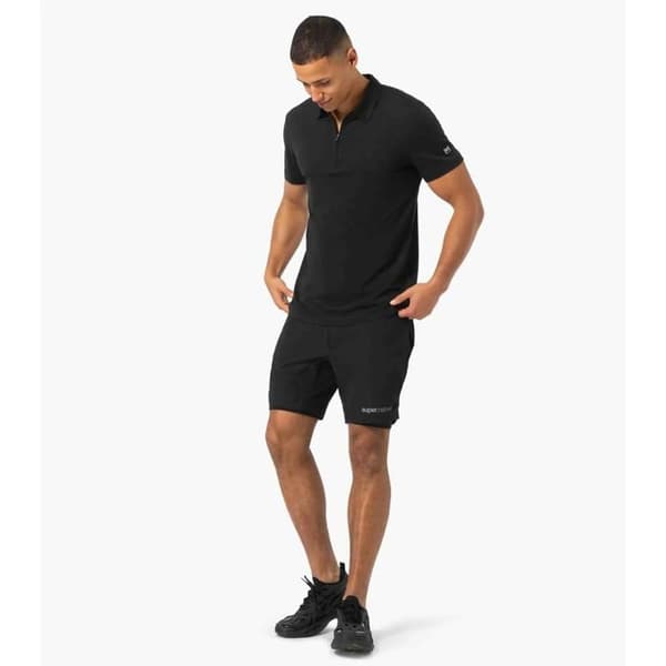 Super.natural zip-polo