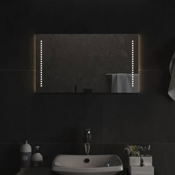 vidaXL Badrumsspegel med LED 40x70 cm 3154047