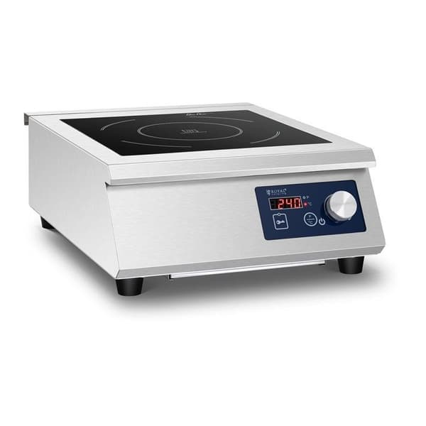 Induktionshäll Vitrokeramisk Med Timer 240°C ø33cm 5000w