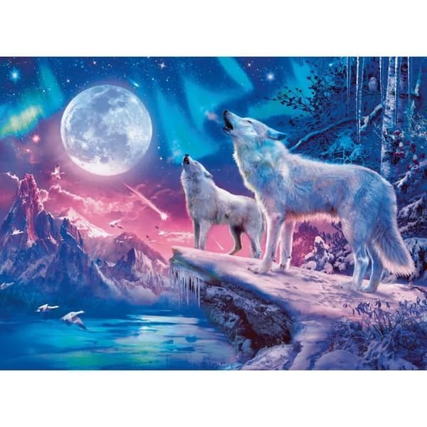 Ravensburger Star Line - Varg i Norrsken - 500 bitar