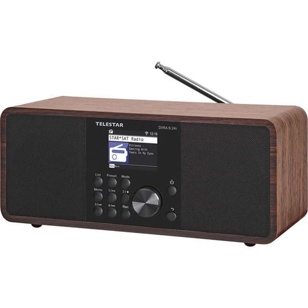 Telestar DIRA S 24i Internet bordsradio - Brun - DAB+, FM, Bluetooth, DLNA, USB, WiFi