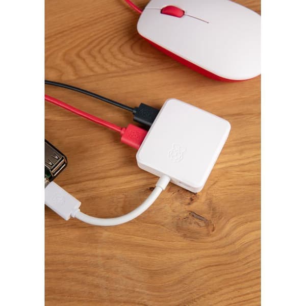 USB 3.0-hubb - Raspberry Pi - 4 portar - Hastighet upp till 5 Gbit/s - USB-C strömingång