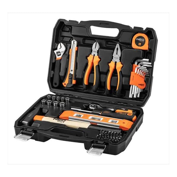 NEO TOOLS 60-delad verktygssatslåda - 10-200