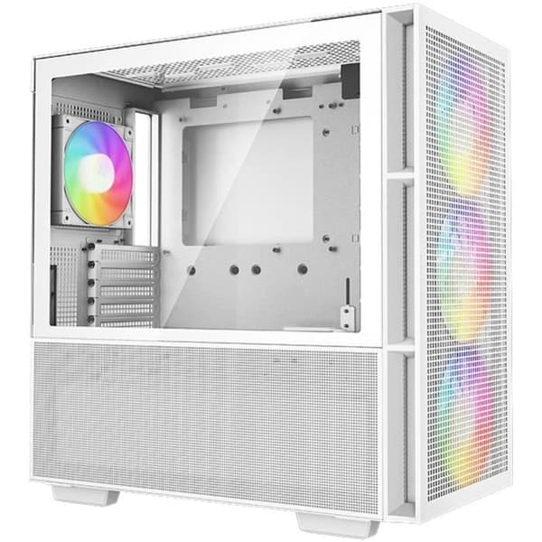 PC-fodral utan strömförsörjning - DEEPCOOL CH560 (Vit) - Medium torn - E-ATX-format - A-RGB-fläktar