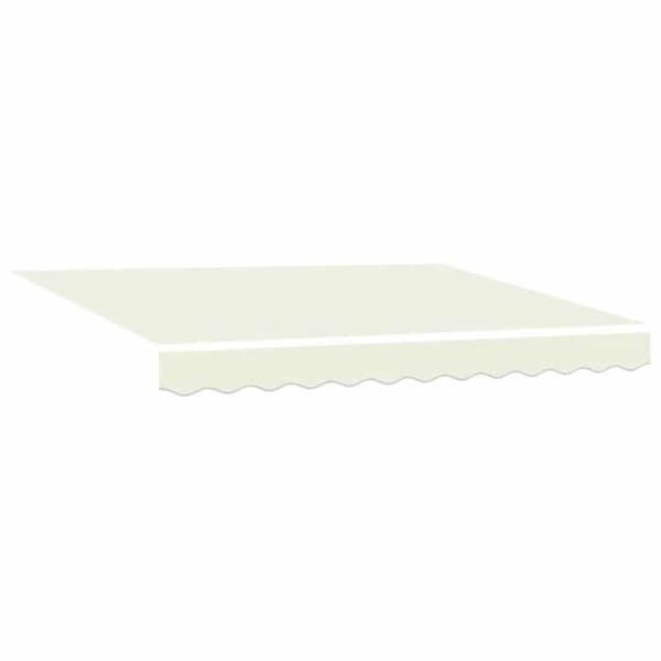vidaXL Ersättningsduk för markis Creme 3 x 2 m Polyester 42000387