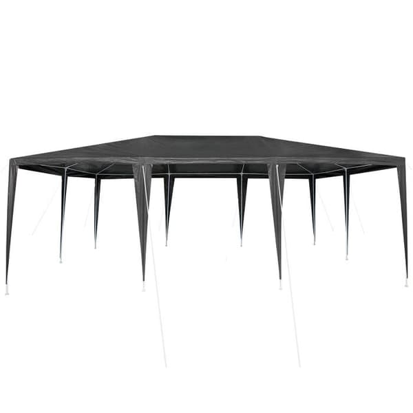 Festtält Anthracit 6x4 m PE