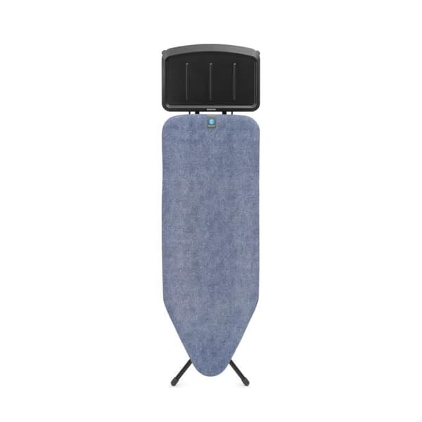 Brabantia Strykbräda C, 124x45 cm, stabil ånggenerator - Denim Blå