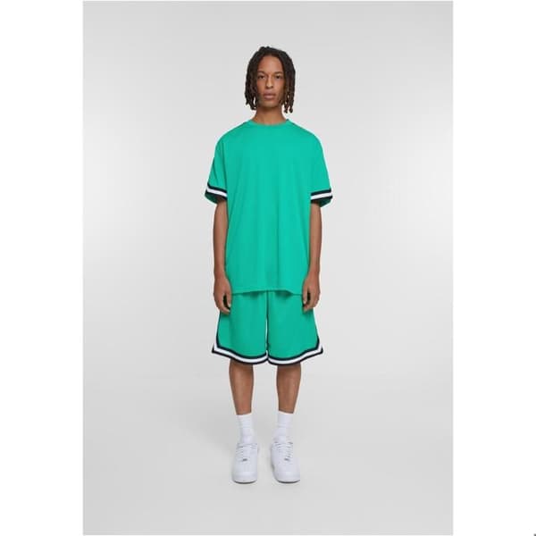 Urban Classics randiga stickade shorts