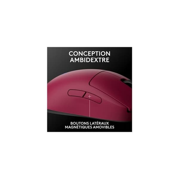 Logitech G PRO 2 Lightspeed trådlös spelmus Rosa