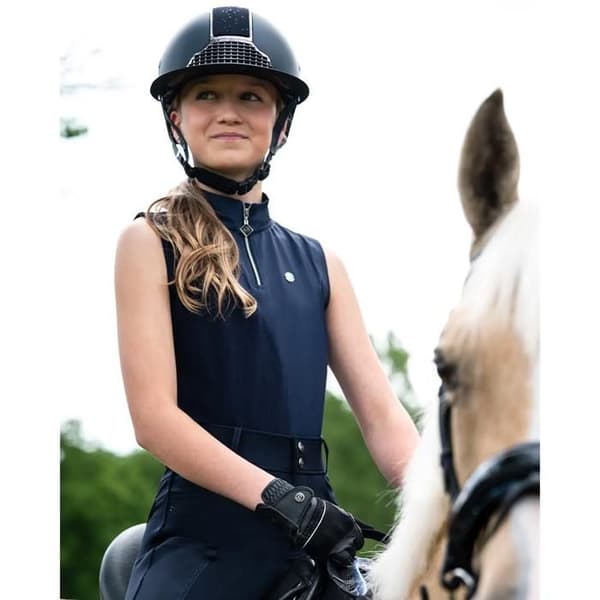 Ridsport polo flicka QHP Aubree