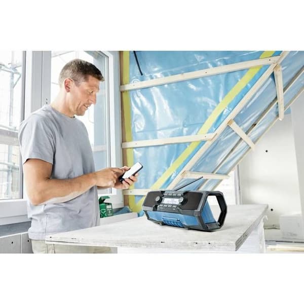 Byggplatsradio - BOSCH - GPB 18V-2 SC - DAB + - Bluetooth - 2 15 W högtalare