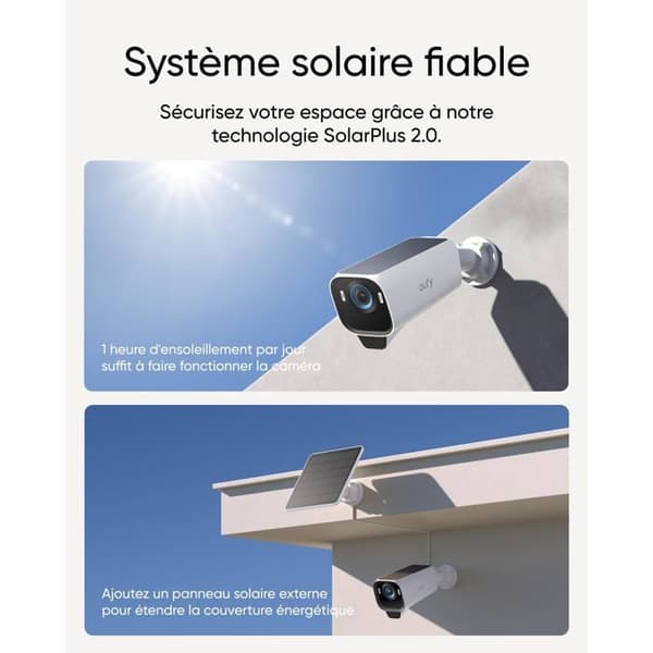 Övervakningskamera eufy Security eufyCam S3 Pro 4K WiFi Utomhus Nattvision