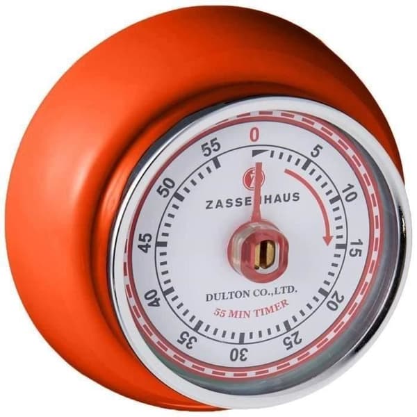 Köks timer - GLOP STUDIO - Hastighet - Orange - Mekanisk - Ø 7 cm