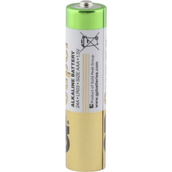GP ALKALISKA BATTERIER AAA + AA 1,5V BATTERI