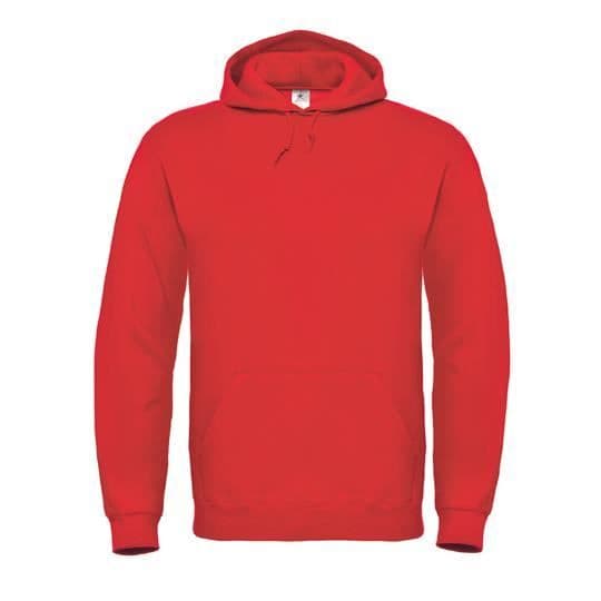 B&C Wui21 Sweat Id.003 Röd XS