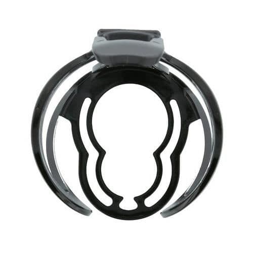 Flaskbur - Simson - Dubbel passform - Plast - Svart - 73 mm