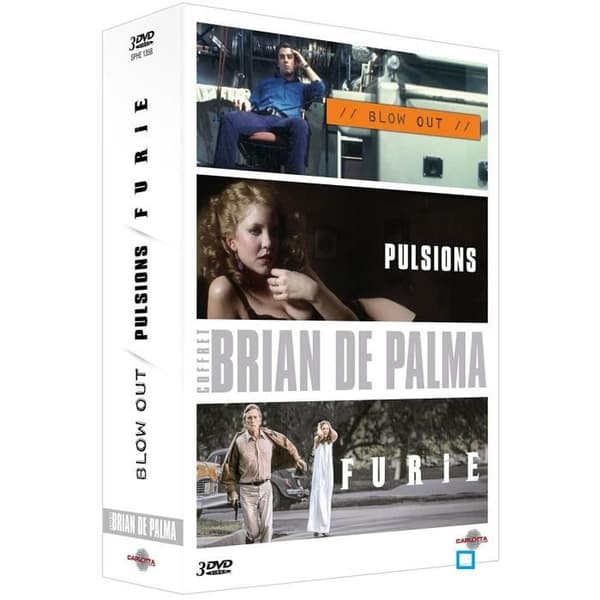 DVD Box Brian de Palma: Furie; Blow Out;...