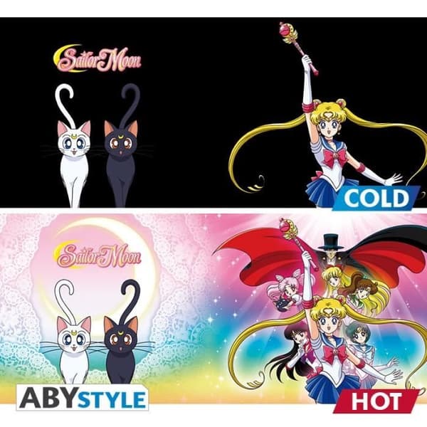 Termosmugg - ABYSTYLE - SAILOR MOON - 460 ml - Keramik - Ej diskmaskinssäker