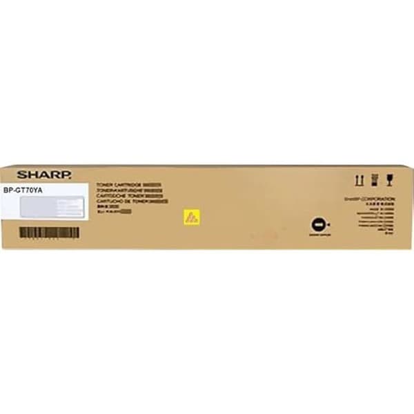 Toner - SHARP - BP-GT70YA - Gul - Kompatibel - Paket med 1