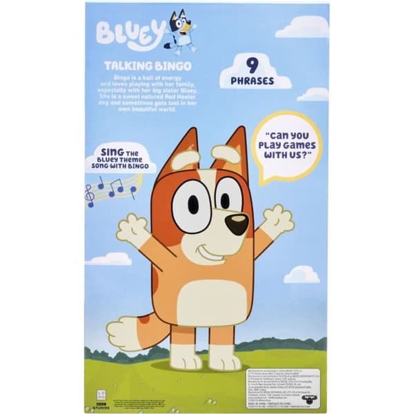 Talking Plysch 31cm Bingo Älgleksaker