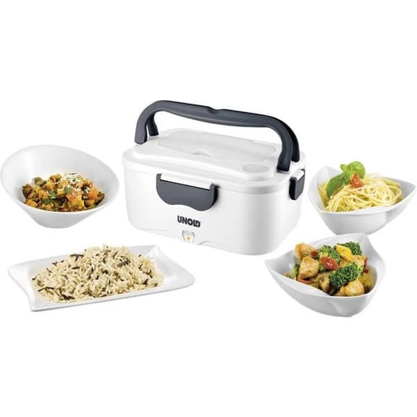 Unold 58850 58850 Elektrisk lunchlåda vit, grå