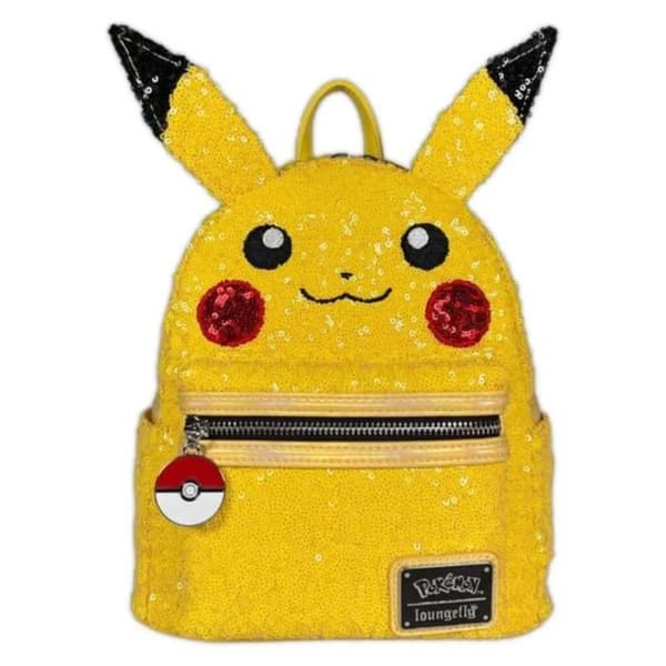 Mini Ryggsäck Loungefly - Pokemon - Cosplay Pikachu med Paljetter