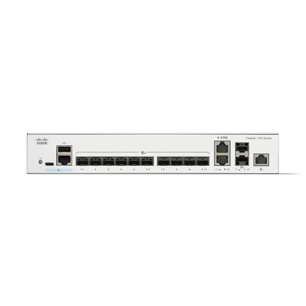 Switch - CISCO - Catalyst 1300 - 12 portar - 10GE SFP+ - Stabil anslutning