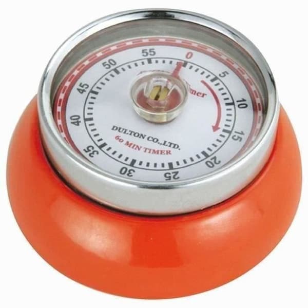 Köks timer - GLOP STUDIO - Hastighet - Orange - Mekanisk - Ø 7 cm