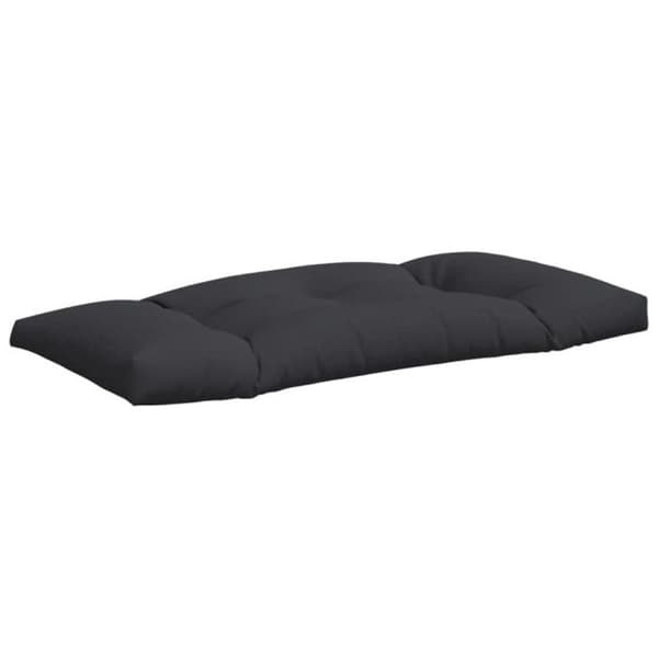 vidaXL Kuddar för pall, 3-pack, svart, tyg 360951