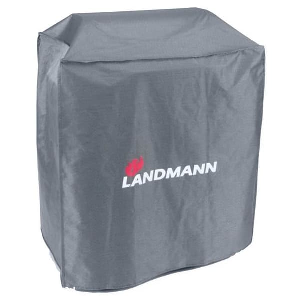 Överdrag till LANDMANN rektangulär grill - Storlek L - Grå plast